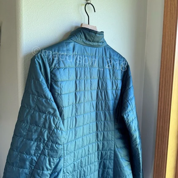 Patagonia Nano Puff Parka Medium Abalone Blue Teal size Medium women’s - Picture 11 of 12